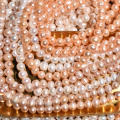 Perles lâches en eau douce en culture pour fabrication de bijoux