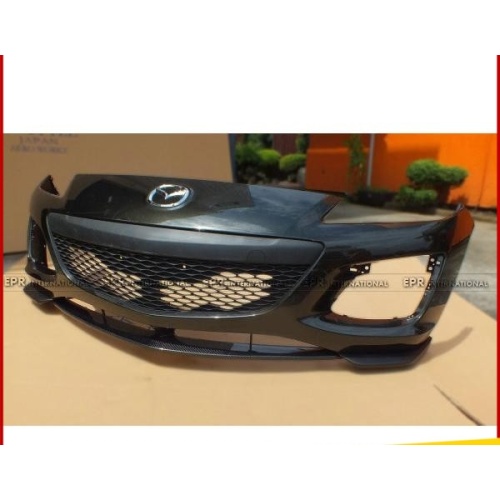 Three-piece front lip Carbon fibre