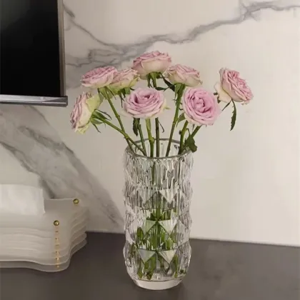 Modern Luxury Premier Baccarat Crystal Vase for Elegant Home Decor