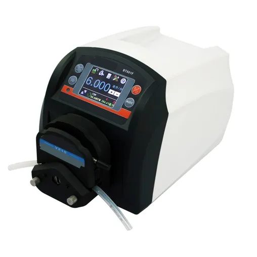 Low cost plastic shell transfer peristaltic pump