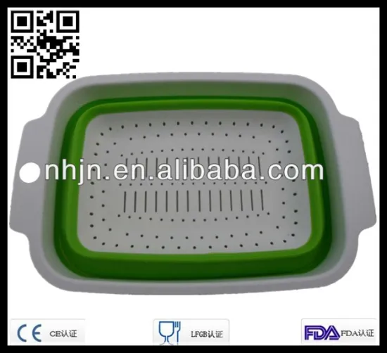 food grade silicone foldable storage basket