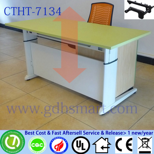 2 height lifting frames manual adjustable height table