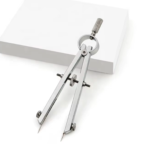 Metal Math Spring Drawing Bow Protractor Compass, High Quality Metal ...