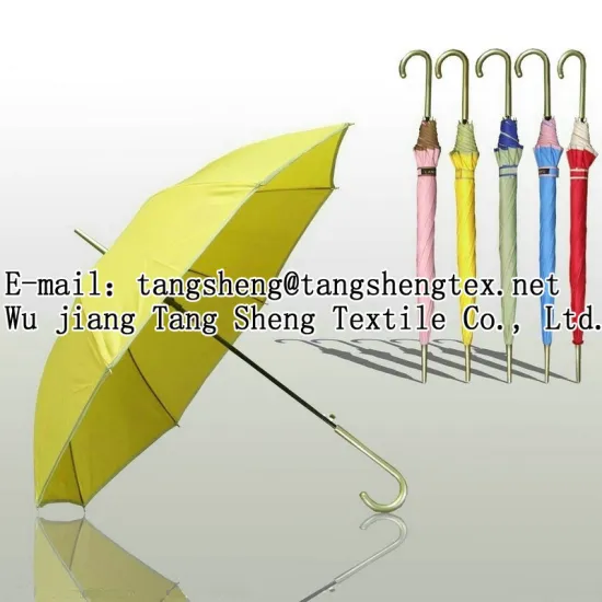 High Quality 100% polyester recycled 190T waterproof taffeta fabric Manufacturers for umbrella