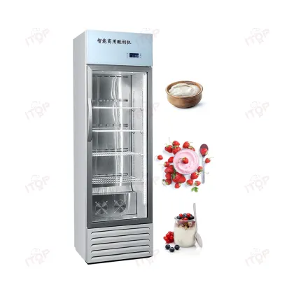 Commercial Yogurt Making Machine: Automatic Fermentation Glass Door Small Yogurt Machine