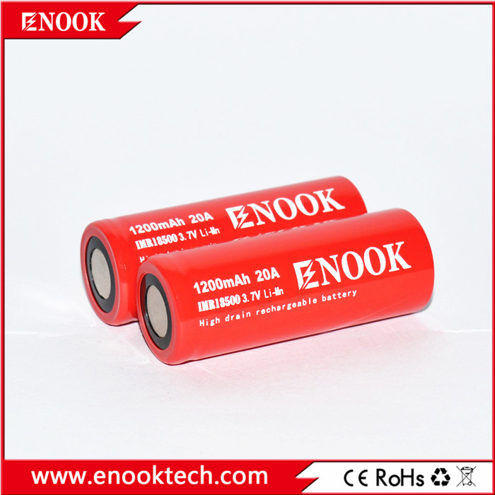 enook 18500 1200mah 20a 6