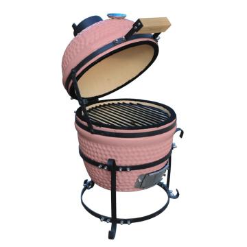 Home Whosale Mini Pink BBQ Egg style Ceramic Charcoal Kamad Grill