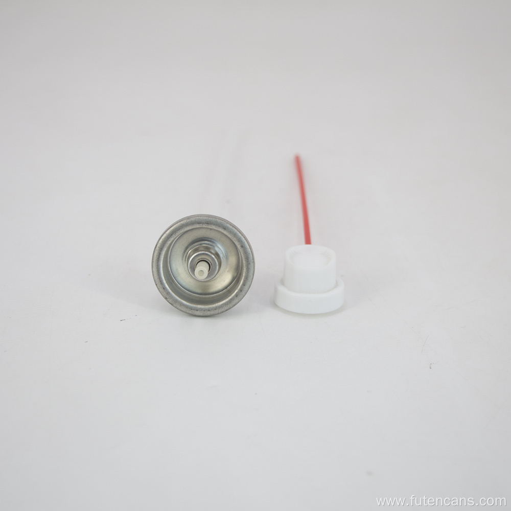 Aerosol valve for mousse and cleaner spray valves