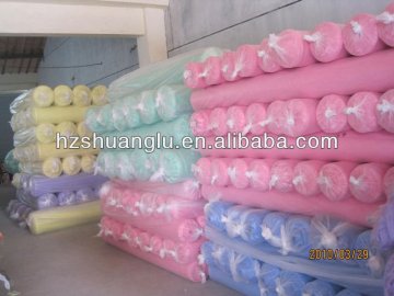 100 polyester hard tulle net fabric