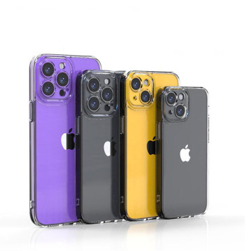 Caixa de telefone de silicone transparente ultra fino para iPhone 14/12/12/11 Pro Max