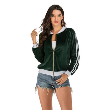Green Women's Bomber Jacket