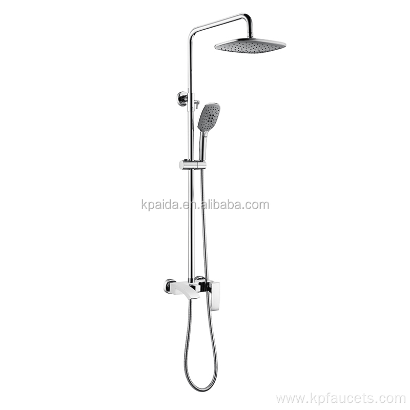 Fast Install Reliably Sealing Stainless Steel Shower Set