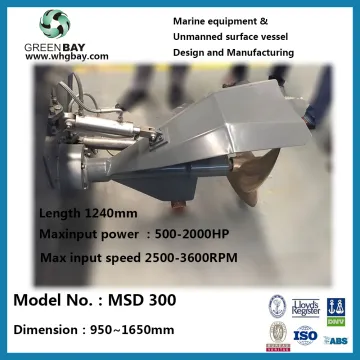 Military Thruster surface drivemarine fixed pitch propeller Thruster craft application Boat Vessel Ship drive Propulsion system