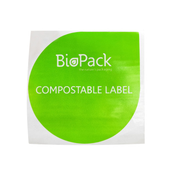 Niestandardowy projekt etykiety samoprzylepnej biodegradowalnej kompostowalnej