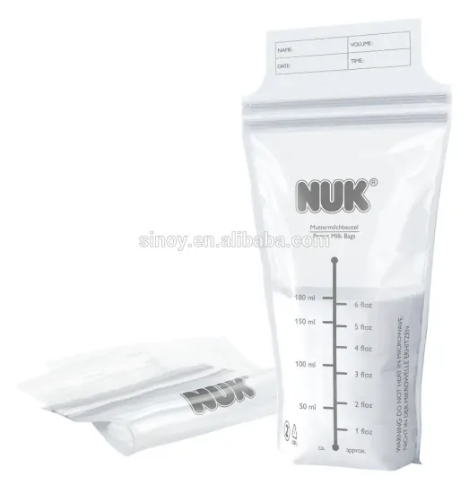 BPA free breast milk storage pouch/ bag manufacturer