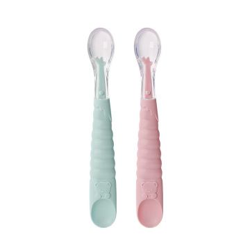 BPA Free Silicone Baby Spoon for Toddlers and Kids