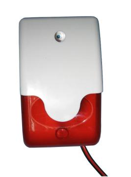 Piezo Siren With Strobe Flasher for Burglar Alarm System (CV-SB103)