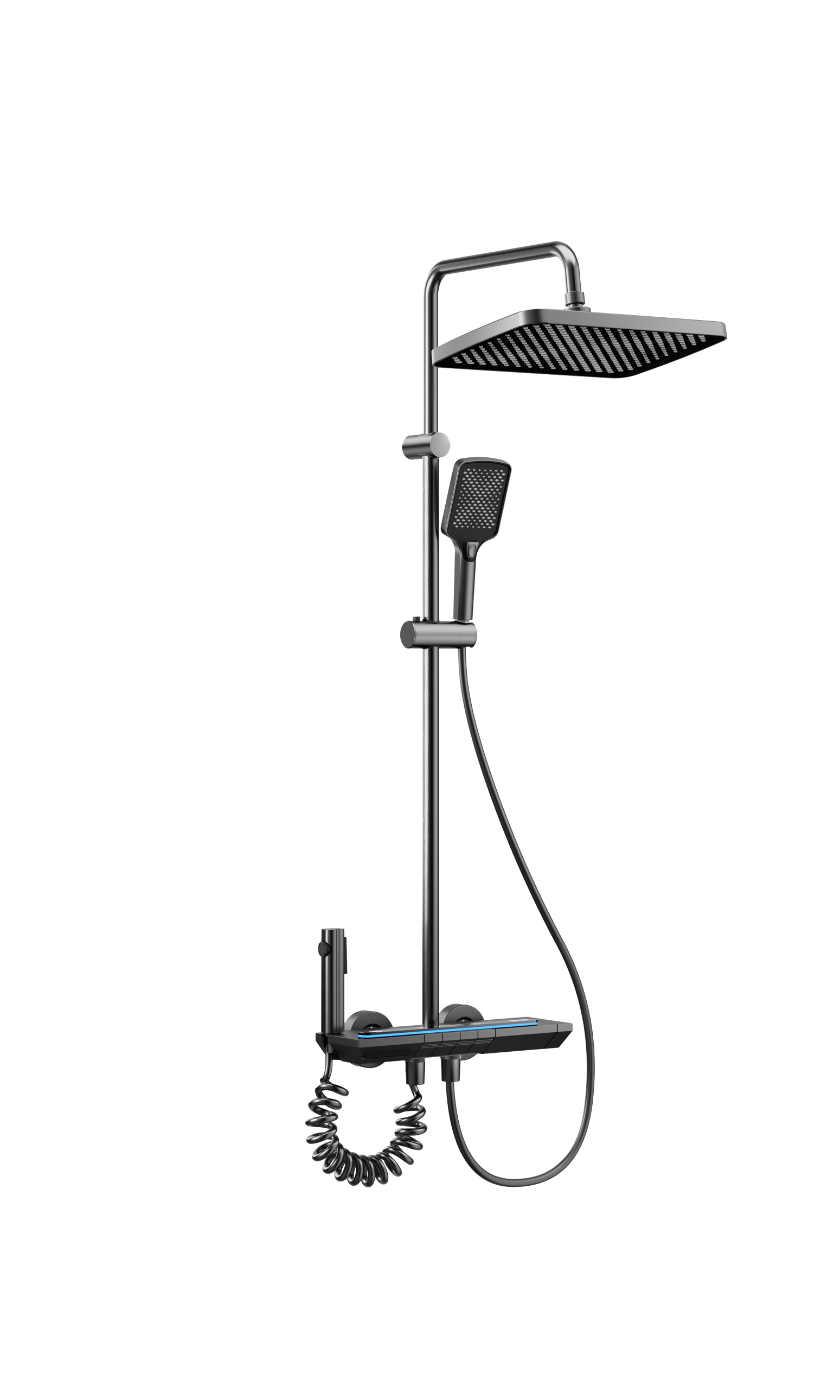 Multifunctional Shower Set with temperature Digital Display