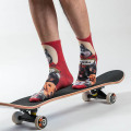 Mid-Tube Print modische Schuhe mit lässigen trendigen Socken