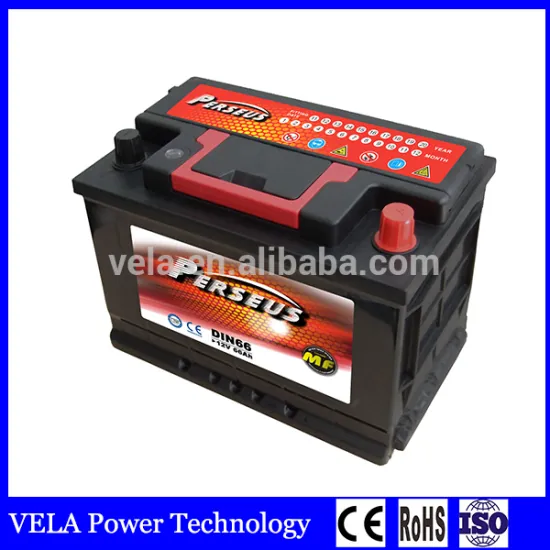 DIN66 12V66AH MF Super Sealed Lead Acid Car Battery With CE ROHS ISO