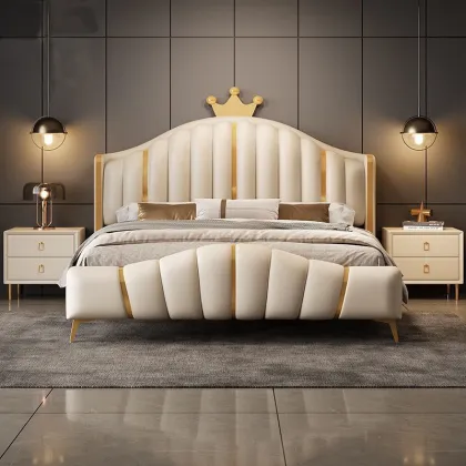 Mellow Classic Solid Wood Platform Bed