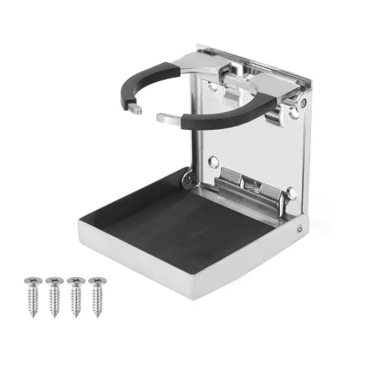 Adjustable 304 Stainless Steel Folding Water Cup Holder