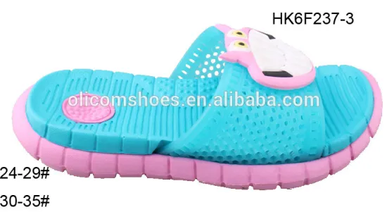 2017 Summer Kids Slippers Customize Soft Kids Slippers Animal Slippers