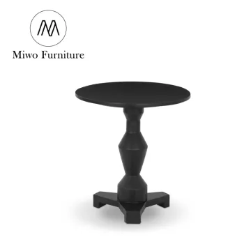 Natural Antique Wooden Corner Table for Living Room Accent
