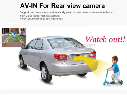 FHD 1080p car camera dvr video recorder 5" radar detector & car video recorder
