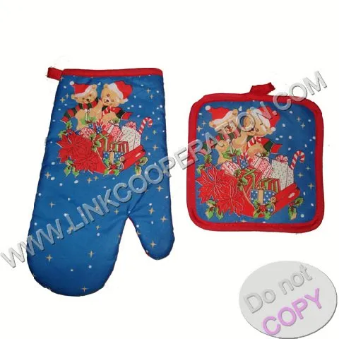 Microwave oven glove &amp; Pad