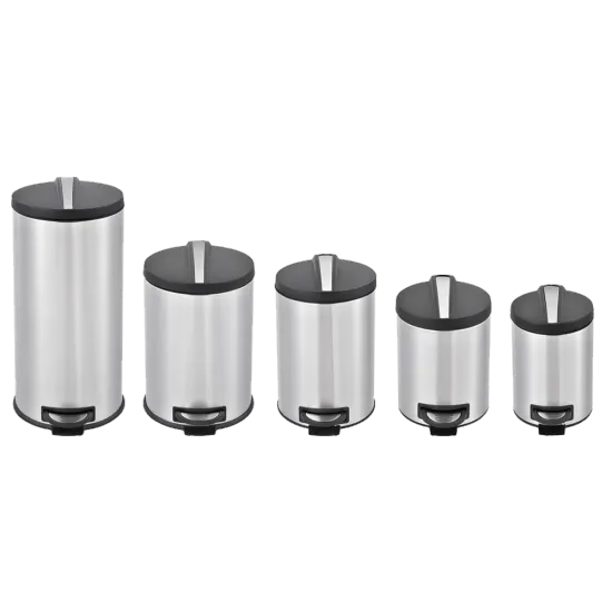Stainless Steel Garbage Can Combo