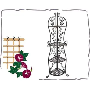 Metal storage shelf corner rack