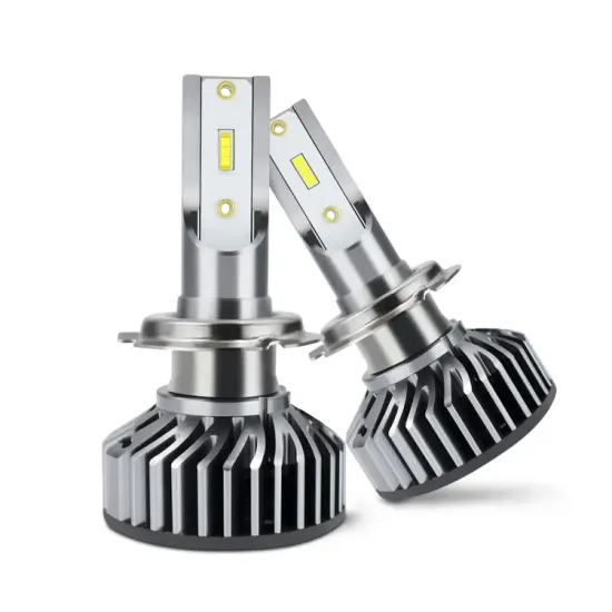 Best Quality H4 LED Headlight Bulbs with Fan Cooling: IP67 Rated 2-Side Headlights