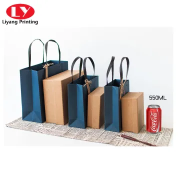 Colorful shopping gift paper bag with custom logo