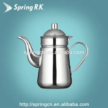 stainless steel water pot tea kettle cheap restaurant hot sale coffee bottle