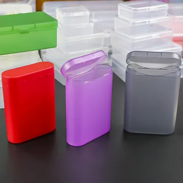 Custom Soft fold semi rigid Storage Boxes & Bins with lid for fishing bait and other small components Box Plastic Card Case
