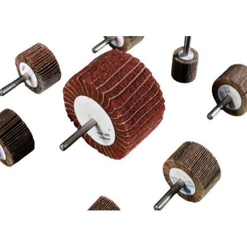 Ruedas de láminas duraderas de óxido de aluminio con ejes integrados