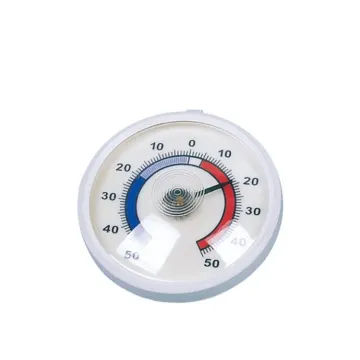 Stainless Steel Dial Freezer and Refrigerator Thermometer