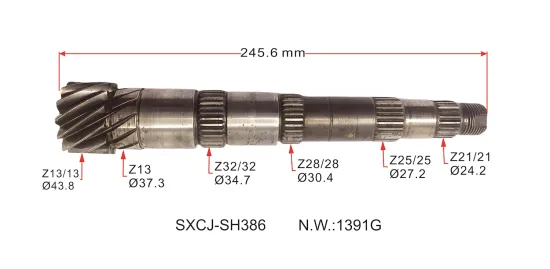 Auto Parts Transmission Shaft 13/13/32/28/25/21T for Fiat Doblò 500