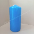 Tall 7x15cm Unscented colorful pressed Pillar Candles