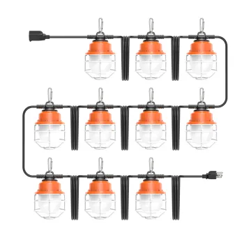 YouLumi Factory Price Industrial Linkable LED Work String Lights for Construction Sites