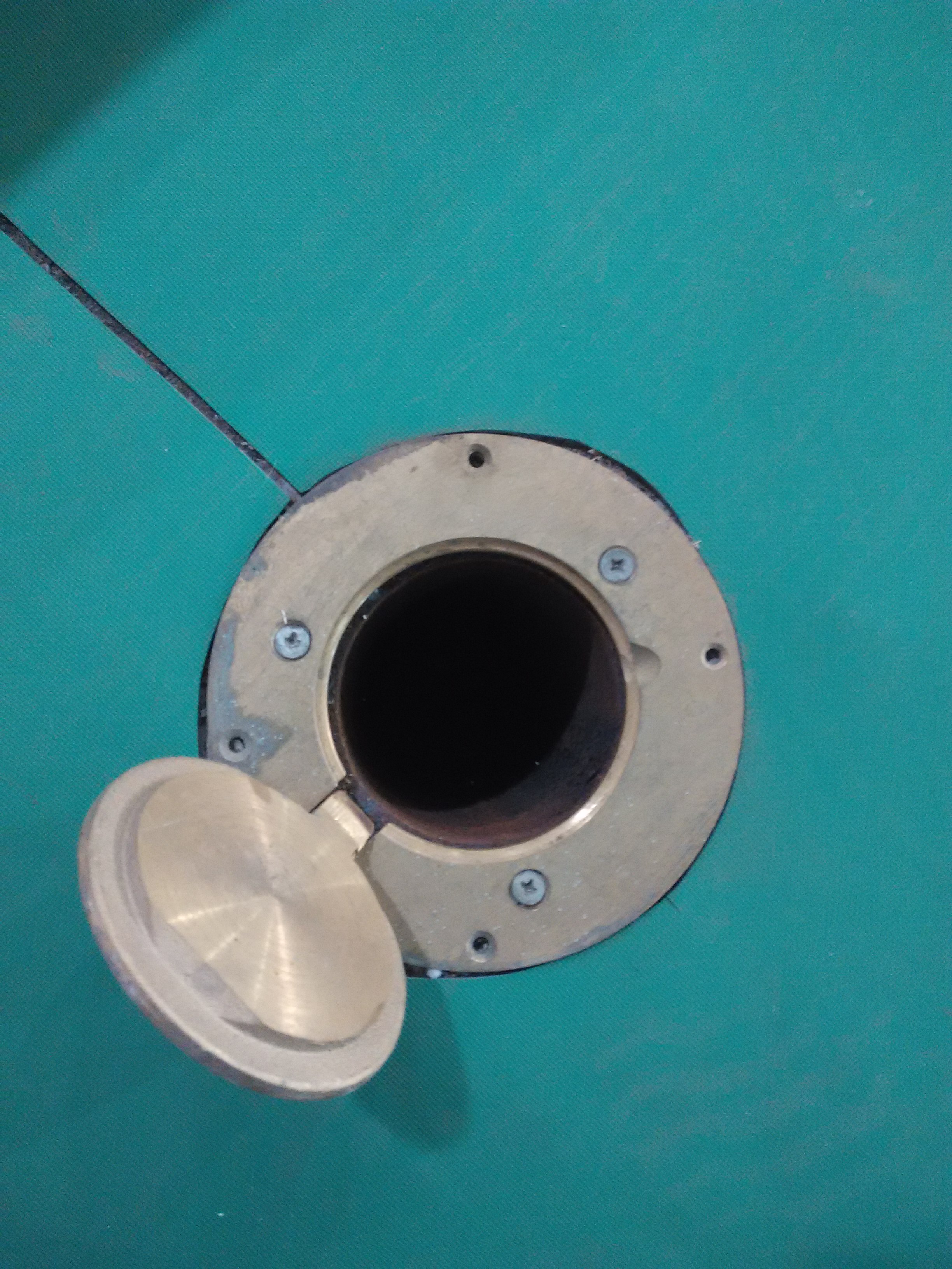 Aluminum alloy straight inserting Spring volleyball post