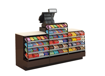 Shelf cash counter