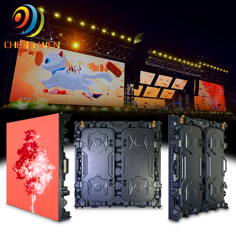 Panel exterior Pantalla LED P5 960 mm × 960 mm etapa de video