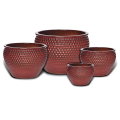 Ceramic Flower Pots Dimpled Vineyard Potted Ceramic Flower Pots Glazed Pots Manufactory