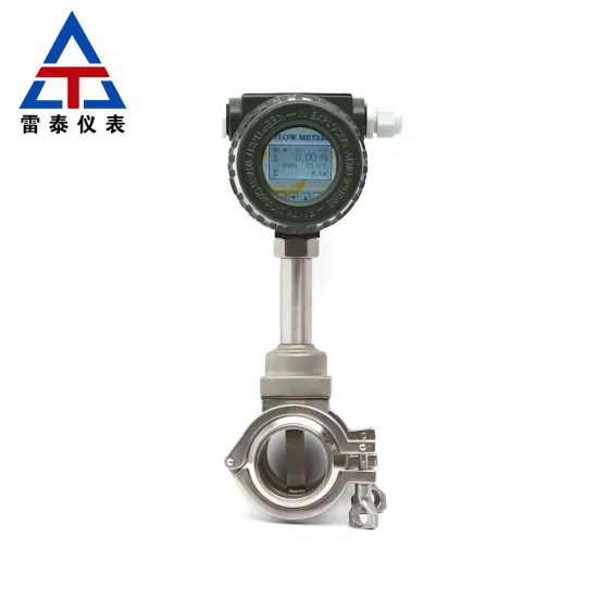 Explosion proof vortex street flowmeter