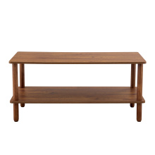 Elegant Modern Coffee Table with Dual Square Structure