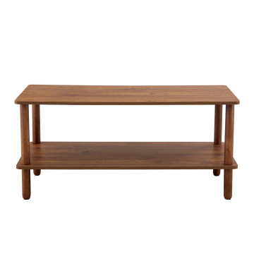 Elegant Modern Coffee Table with Dual Square Structure