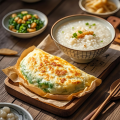 Receita chinesa de panqueca de cebolinha