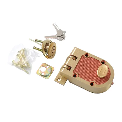 China Single Cylinder Jimmy Proof Lock Solid Bronze Shutter Guard Lock